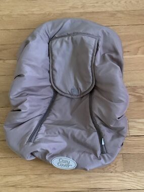 Kids Car Seat Cover in Taupe - Padded Waterproof